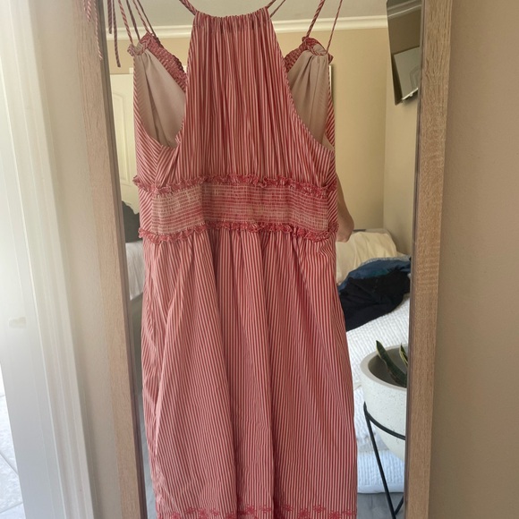 BCBG. Size 6. Red/white striped dress. - Picture 3 of 12